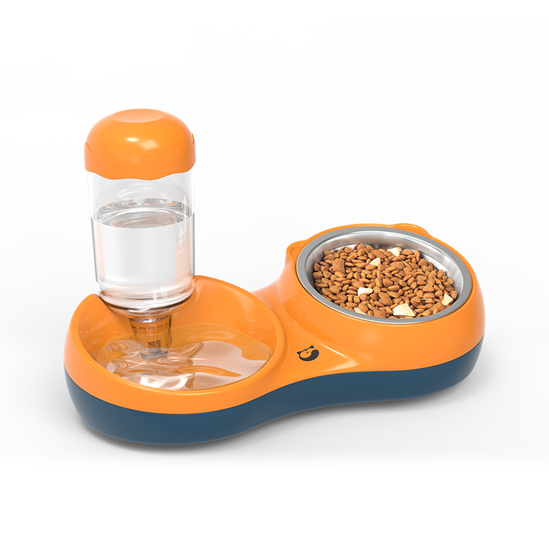 DF-01 Pet drinking water combination double bowl
