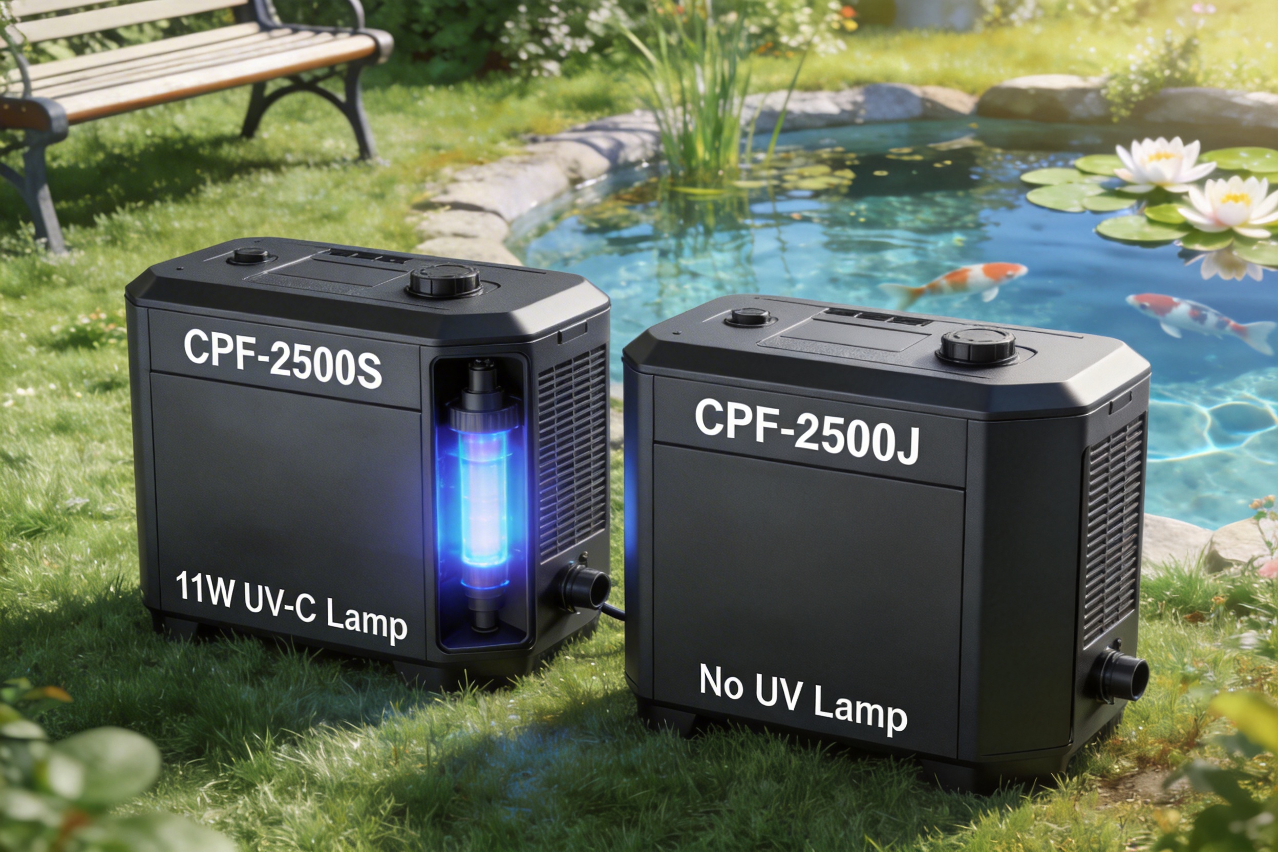 CPF/P Series Pond Bio Press Filters: Revolutionizing Water Clarity for Garden and Koi Ponds