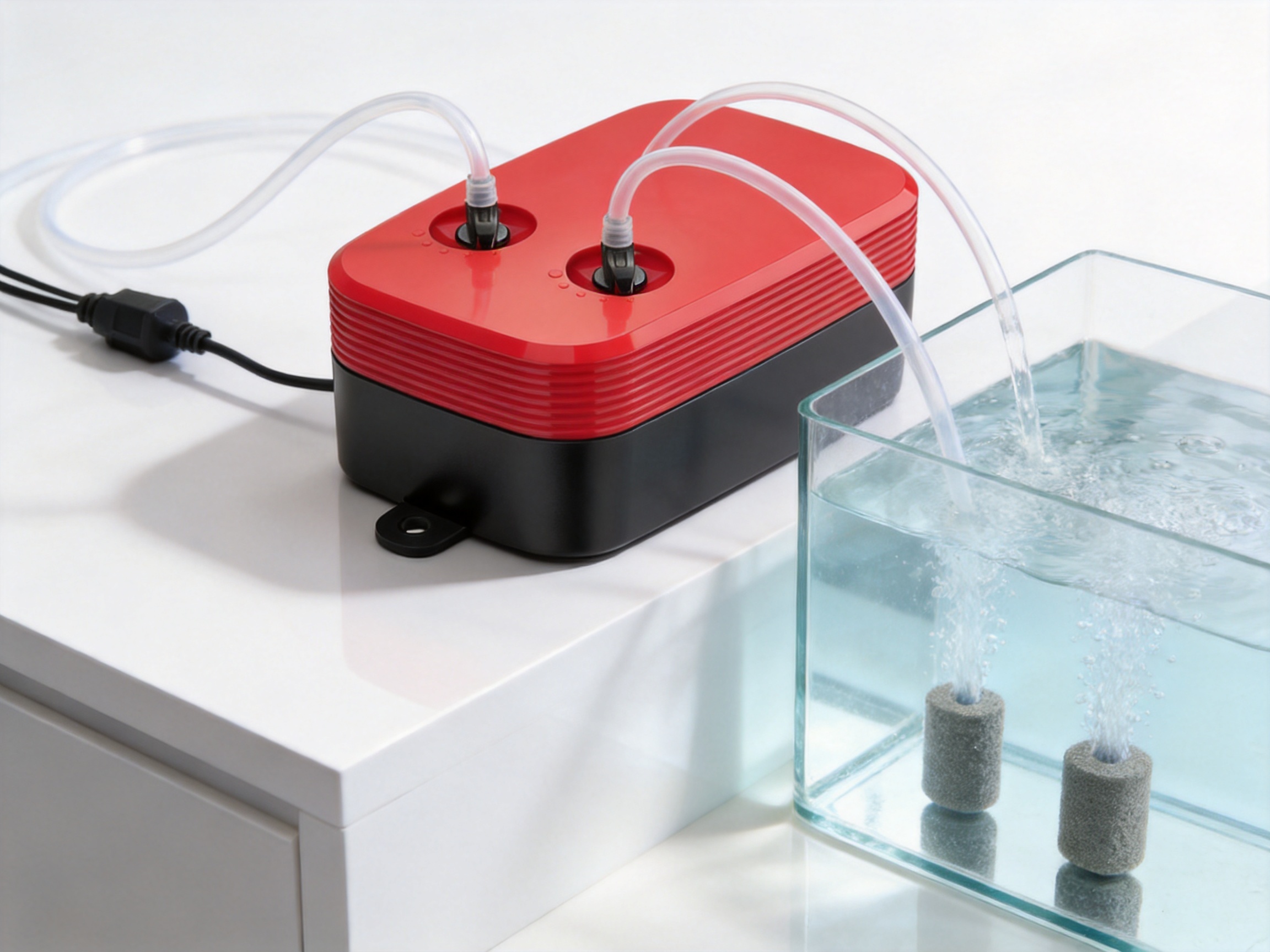 ZQ-200 Air Pump: Compact Dual-Outlet Aeration for Reliable Aquarium Oxygenation
